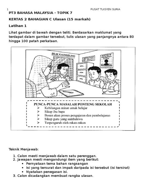 Contoh Soalan Ulasan Pt3 2019 Image