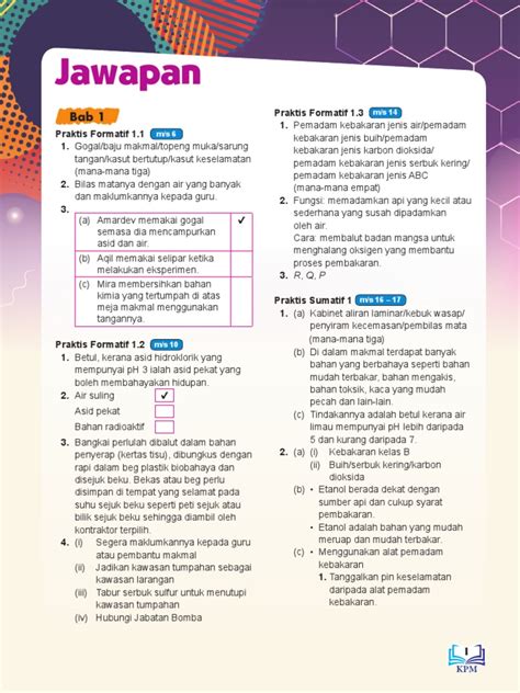 Jawapan Great Mindset Sains Tingkatan 3 Image